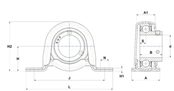 Zamów teraz Zespół z oprawą blaszaną ocynkowaną USPP.206 SNR